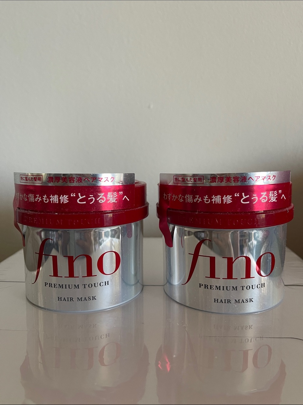 2pc Fino Premium Touch Hair Mask. Made in Japan.